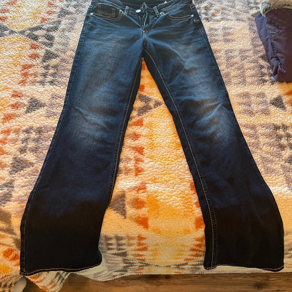 Silver Jeans Dark Blue Slim Boot Women's Jeans
